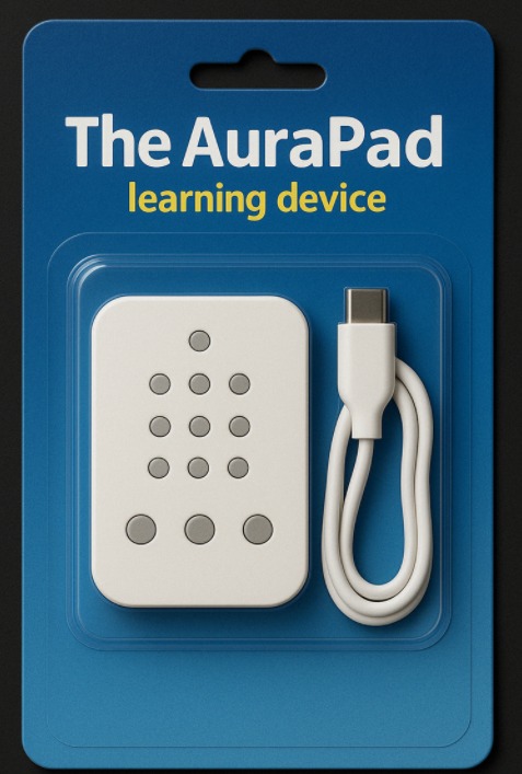 AuraPad learning device in packaging
